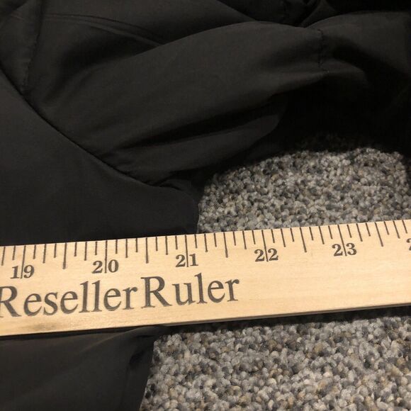 Lauren Ralph Puffer Jacket Womens M Black Feather Down Wool Coat Ladies - Picture 12 of 13